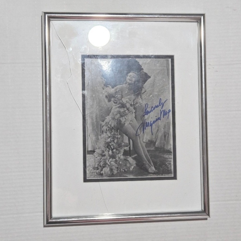 Virginia Mayo Signed Authentic Vintage Photo - Custom Framed Hollywood Memoir